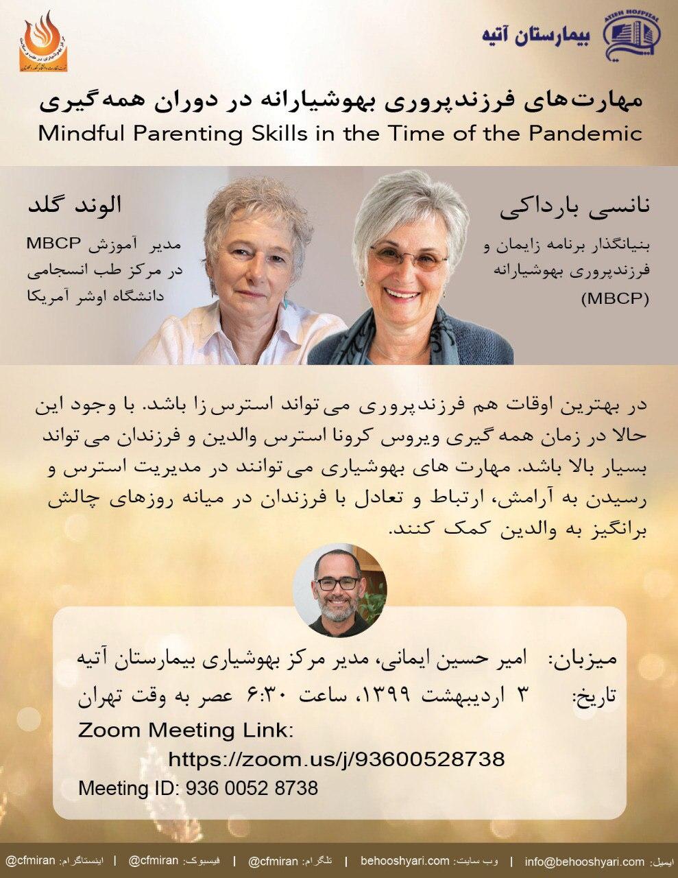 مهارت هاي فرزندپروري بهوشيارانه در دوران همه گيري