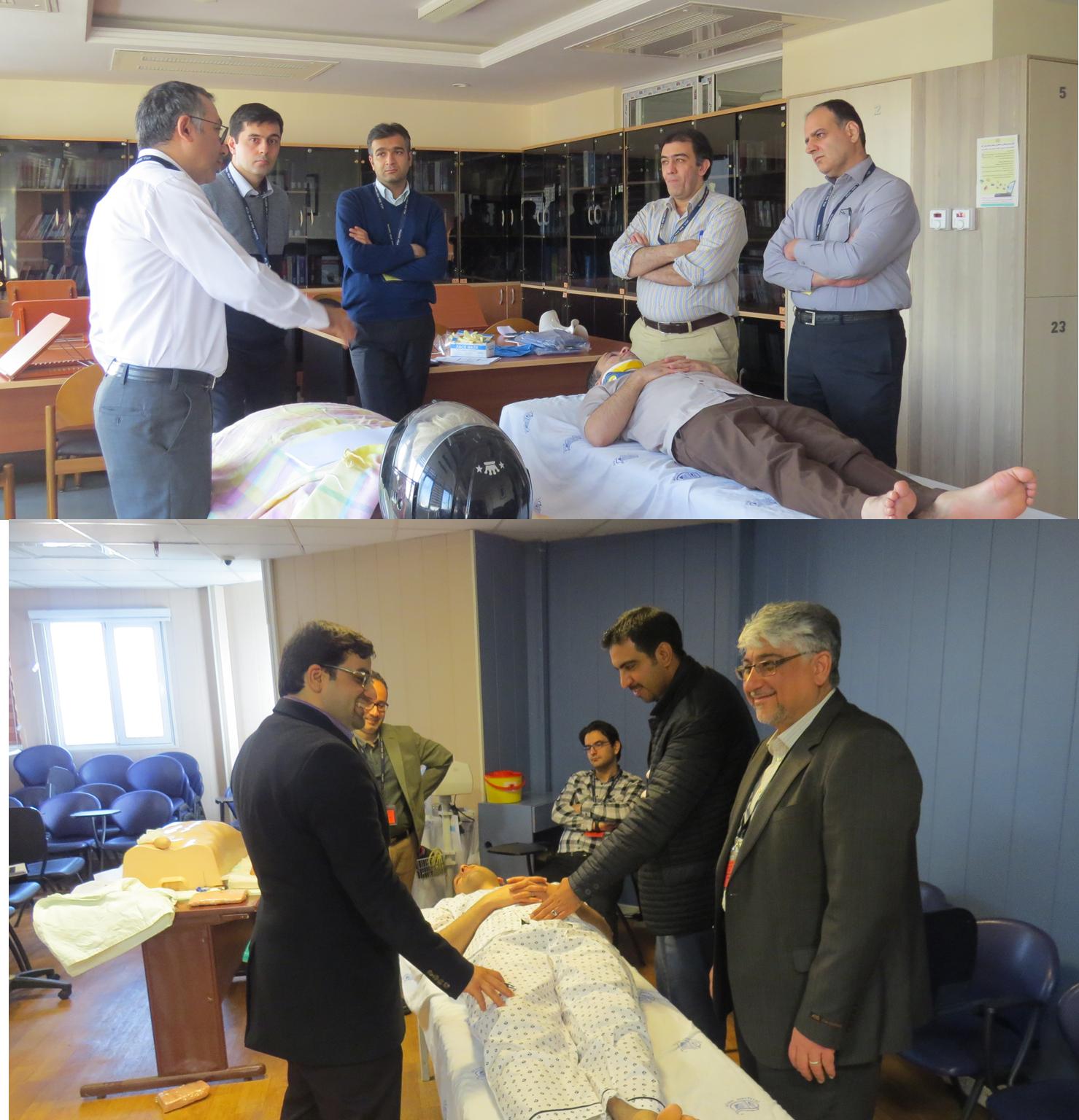 دوره ATLS IC  در بيمارستان آتيه