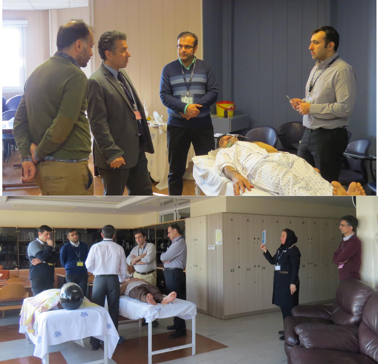 دوره ATLS IC  در بيمارستان آتيه