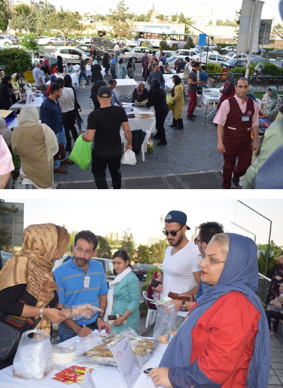 گزارش تصويري بازارچه خيريه بيمارستان آتيه رمضان95