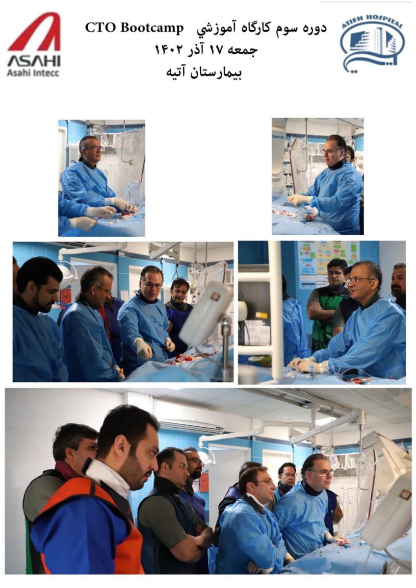 دوره سوم كارگاه آموزشي CTO Bootcamp  در بيمارستان آتيه، جمعه 17 آذر 1402