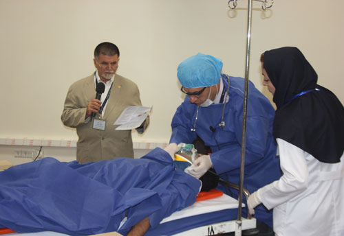 پنجمين دوره بين المللي ATLS در شیراز برگزار شد